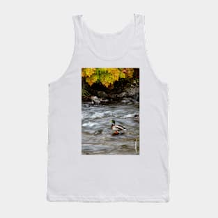 Mallard on Lake Rescue Tank Top